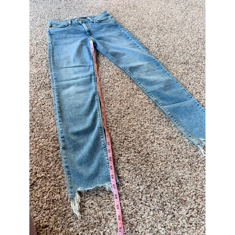 Hudson Jeans Womens Size 28 Light Wash Frayed Hem High Rise Denim - Picture 5 of 7